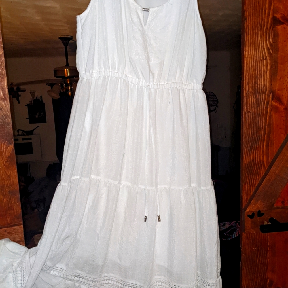 Linen dress from Just found